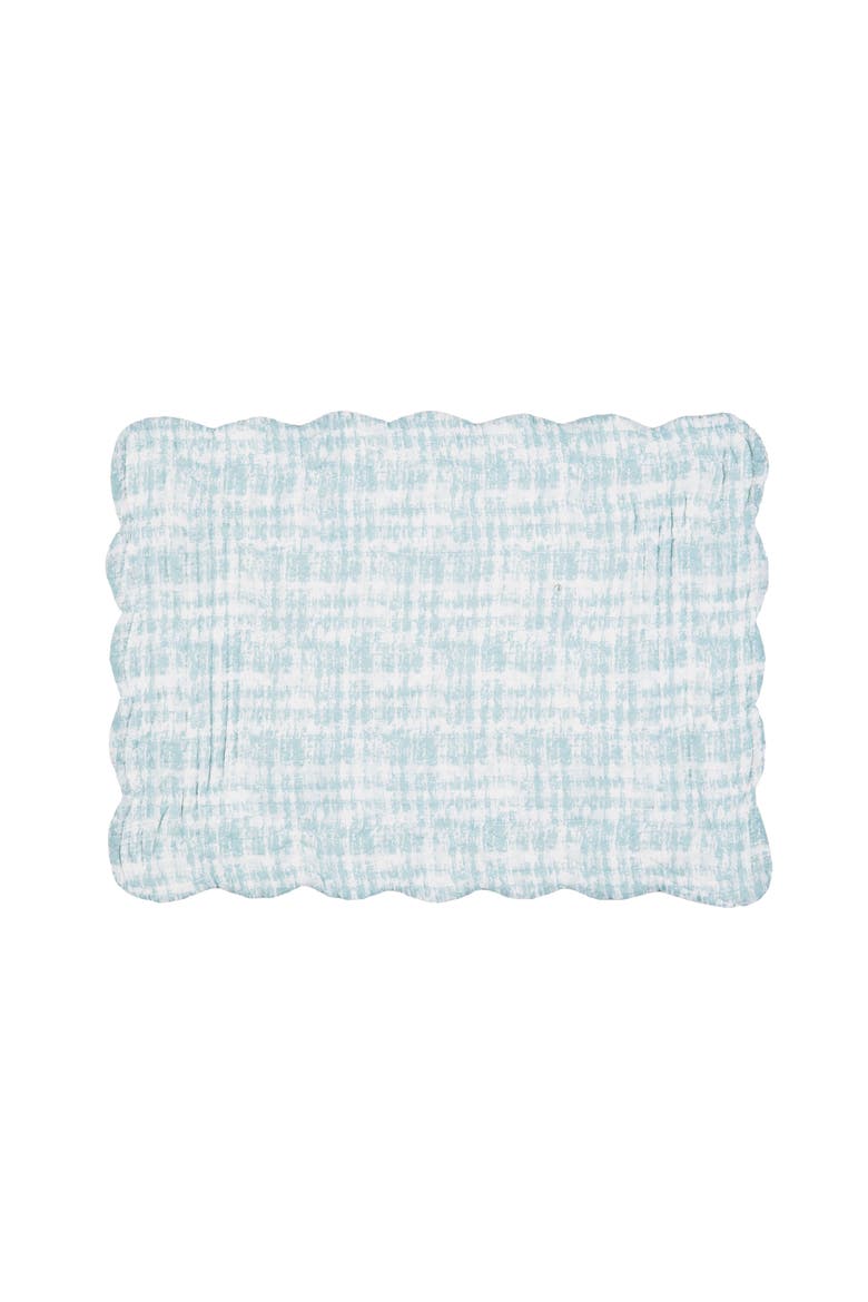 Cape Canaveral Reversible Washable Set of 6 Placemats 13" x 19", Alternate, color, White