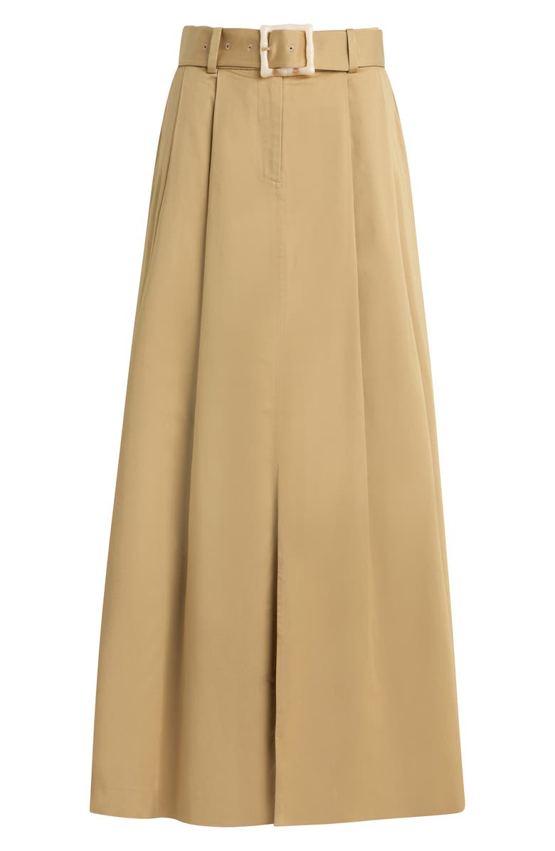 Favorite Daughter The Gabby Belted Stretch Cotton Skirt, Alternate, color, 