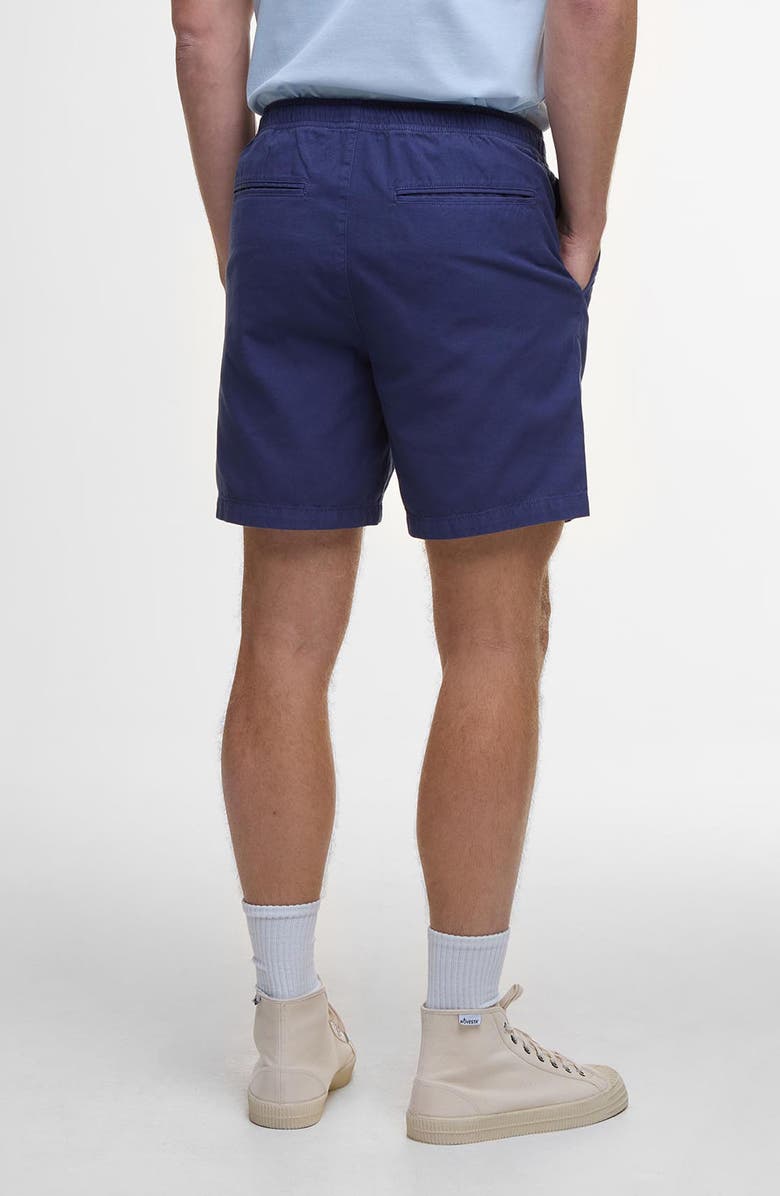 Barbour Relaxed Fit Cotton Oxford Cloth Drawstring Chino Shorts, Alternate, color, Oceana