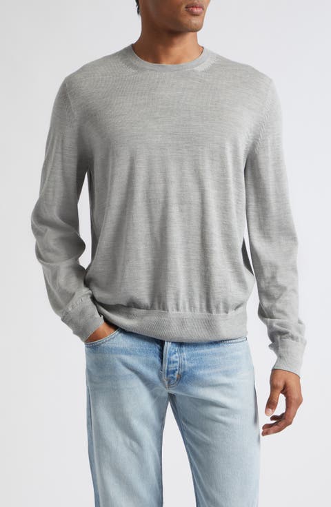 Fine Gauge Cashmere & Silk Sweater
