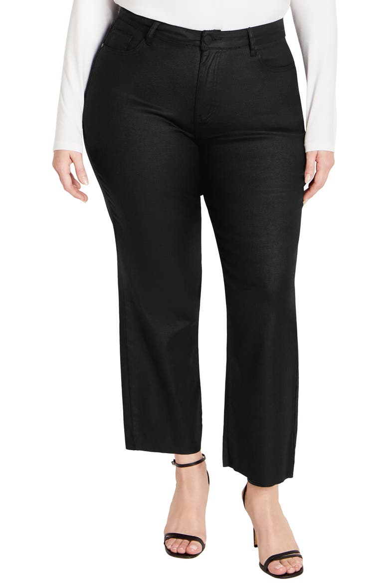 Harley Fit High Waist Coated Jean, Main, color, BLACK