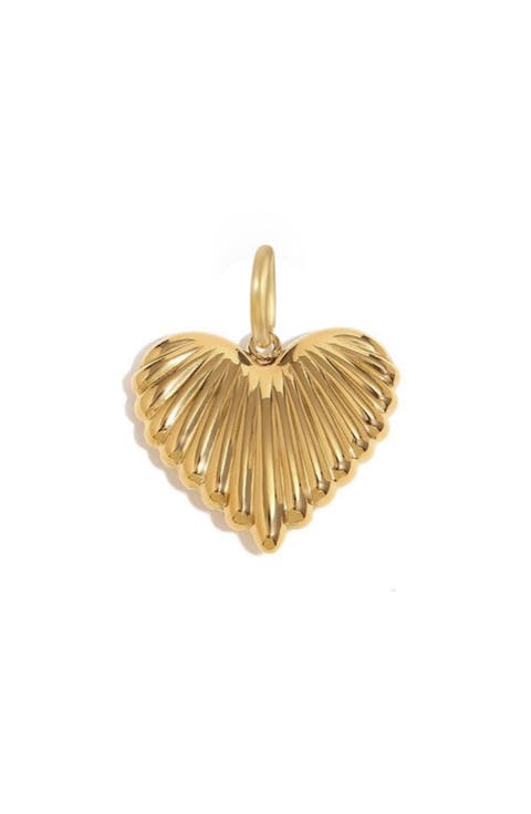 Heart Lines Charm