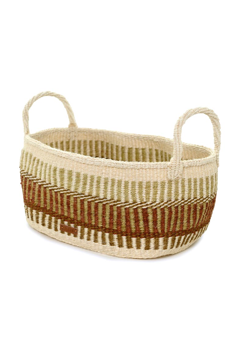 Oval Basket, Alternate, color, Multicolor