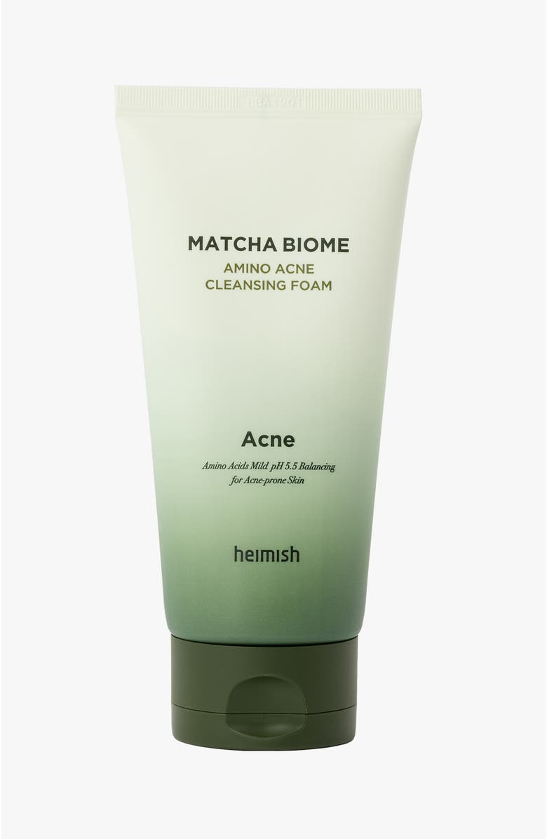 Heimish Matcha Biome Amino Acne Cleansing Foam, Main, color, 