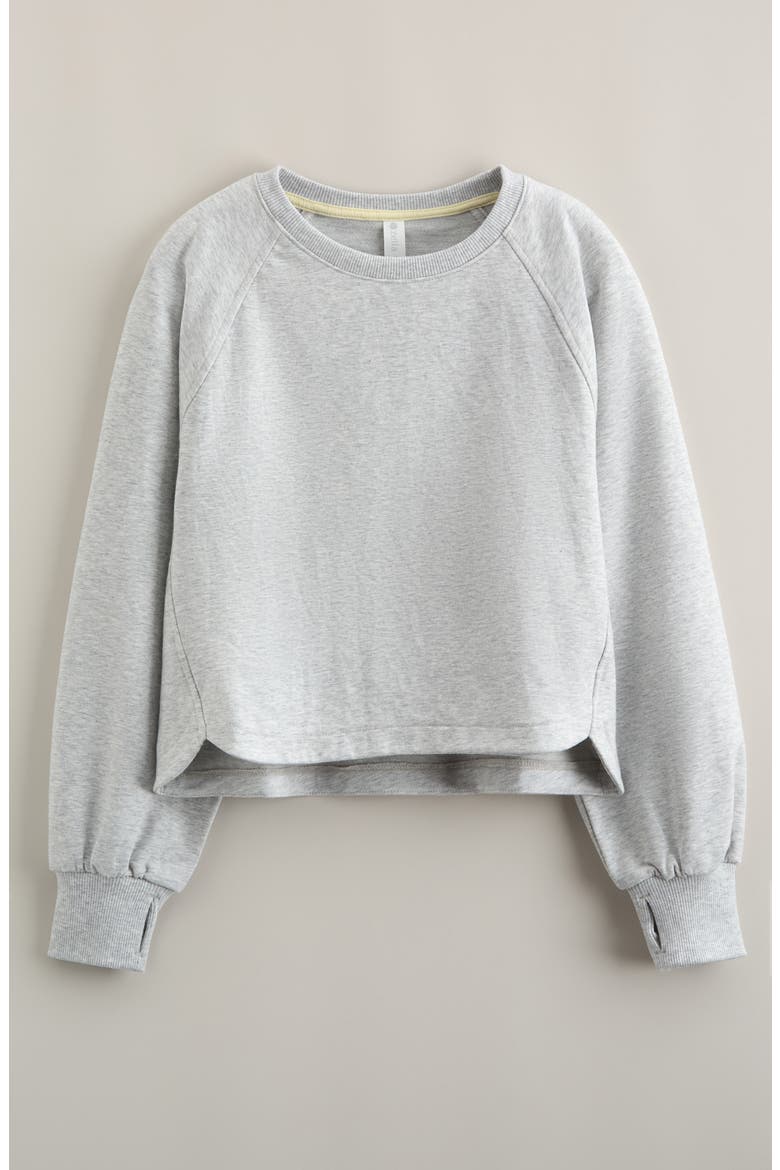 Kids' Practice Terry Pullover Sweatshirt, Main, color, GREY LIGHT HEATHER