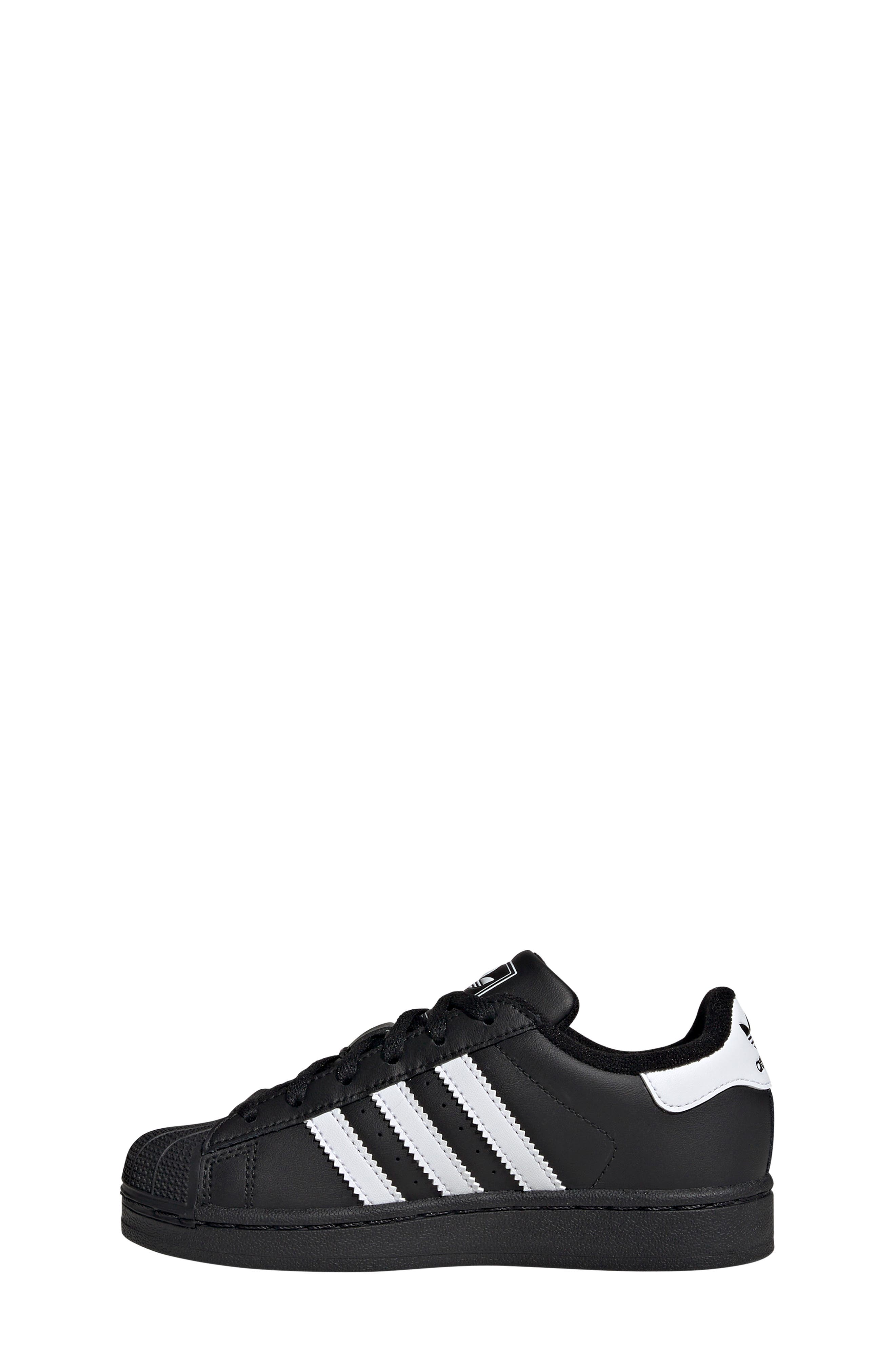 Kids' Superstar II Sneaker, Alternate, color, BLACK/ WHITE/ BLACK