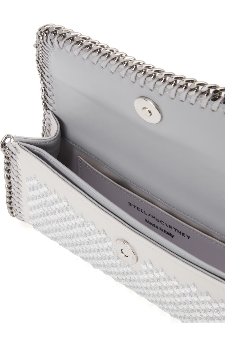 Stella McCartney Falabella Crystal Embellished Clutch, Alternate, color,