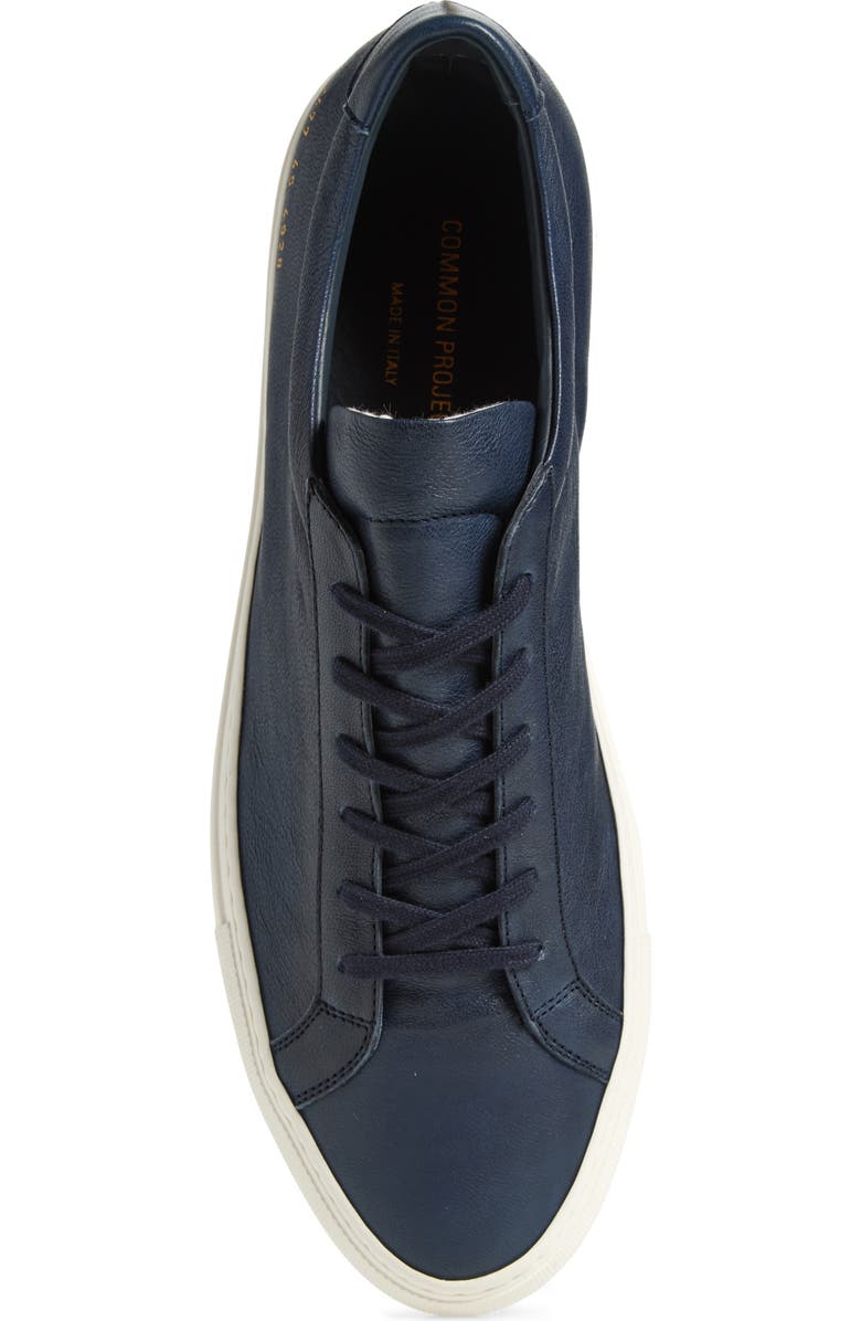 Common Projects Achilles Sneaker, Alternate, color, Navy