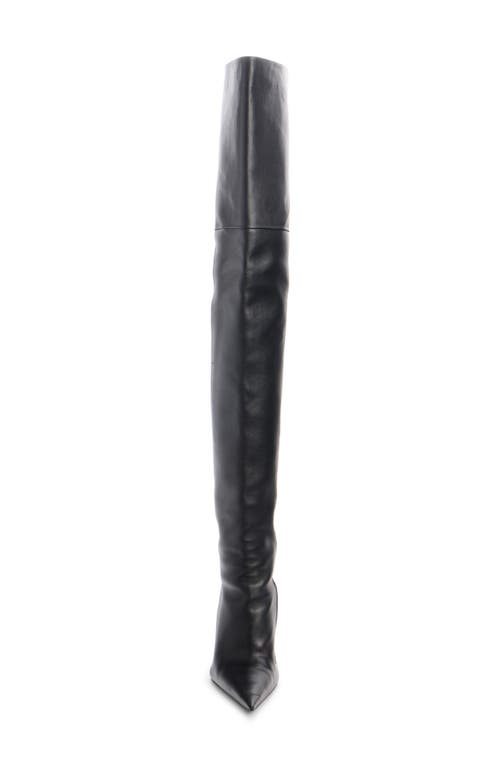 Balenciaga Avenue Over The Knee Boot In Black