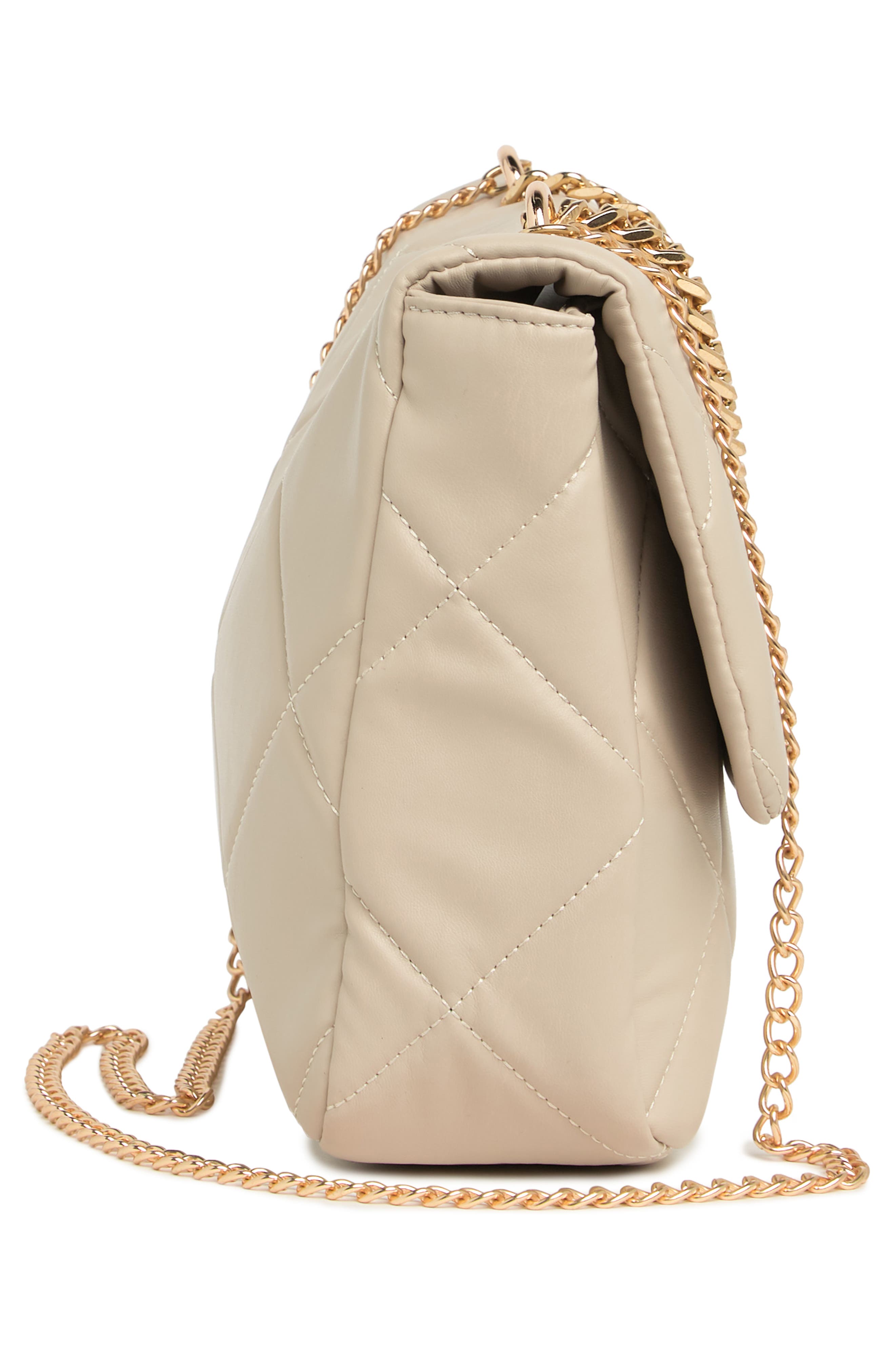 Large Quilted Crossbody Bag, Alternate, color, OFF WHITE