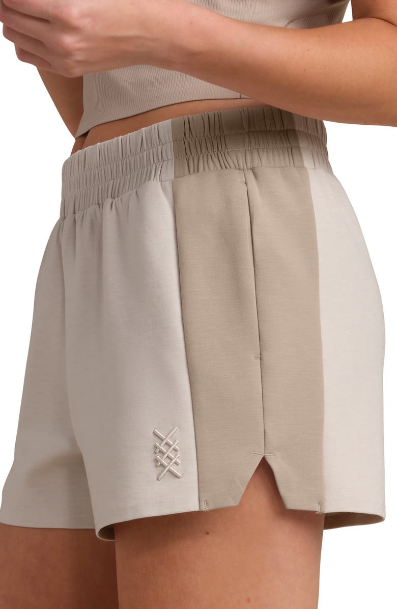 Rhone DreamGlow Colorblock Shorts, Alternate, color, Beige Stone