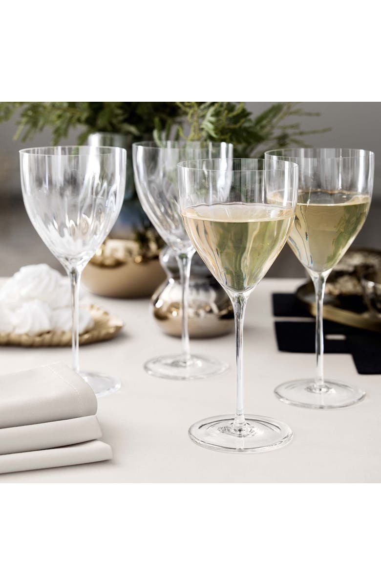 Togas Madison Wine Glasses, Alternate, color, White
