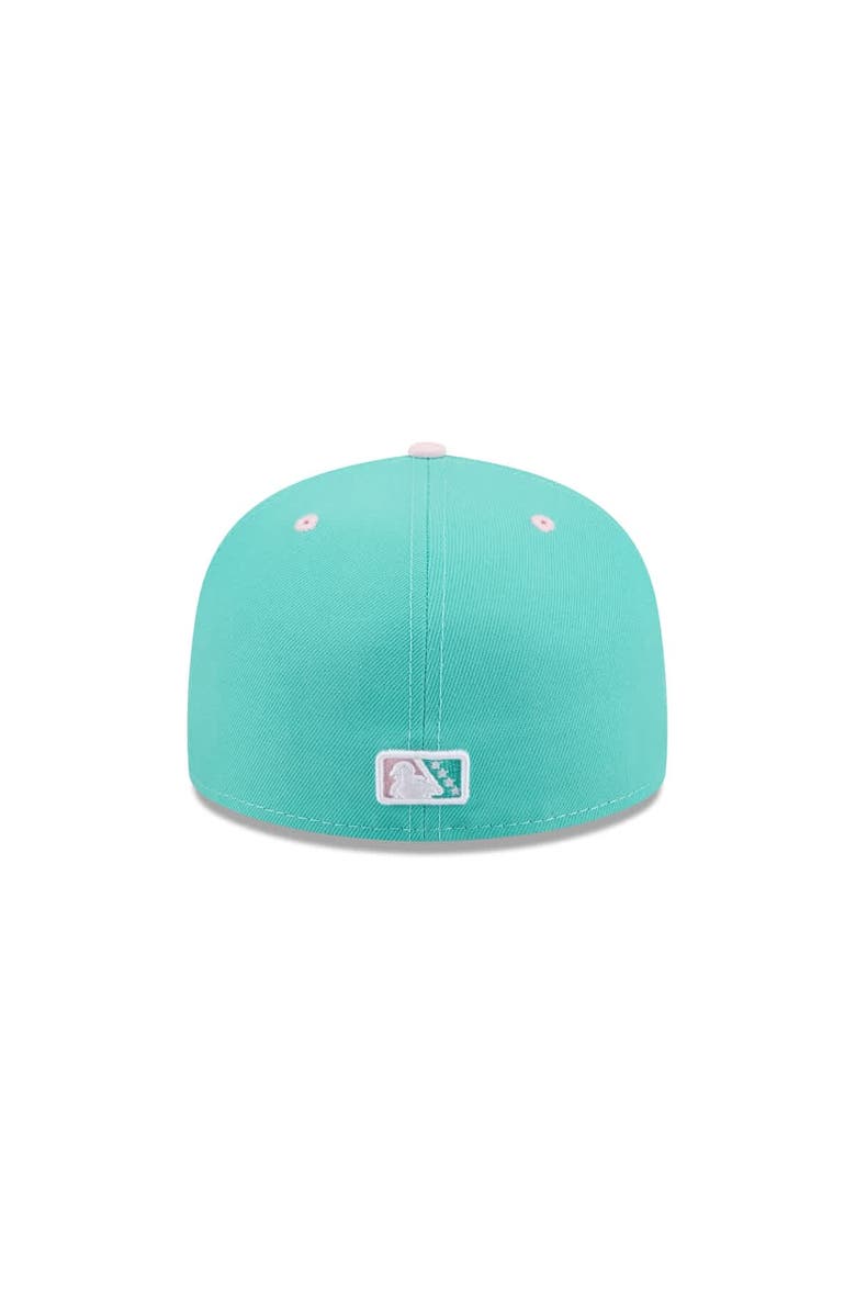New Era Men's New Era  Turquoise Biloxi Shuckers Theme Nights 59FIFTY Fitted Hat, Alternate, color, Turquoise
