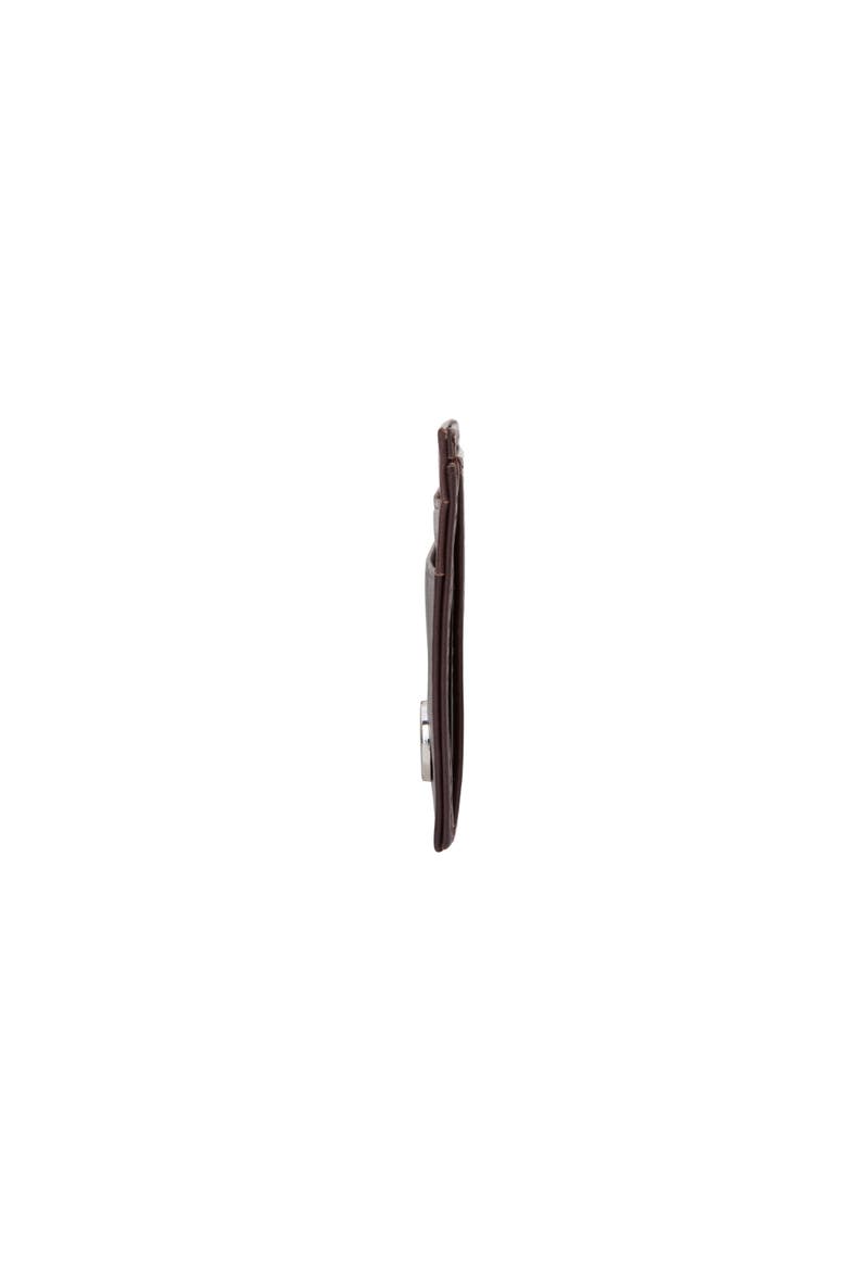 Clark Leather Card Case, Alternate, color, Dark Brown