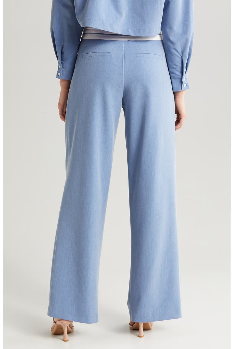 WAYF Preston Pleated Wide Leg Pants (Women) | Nordstrom