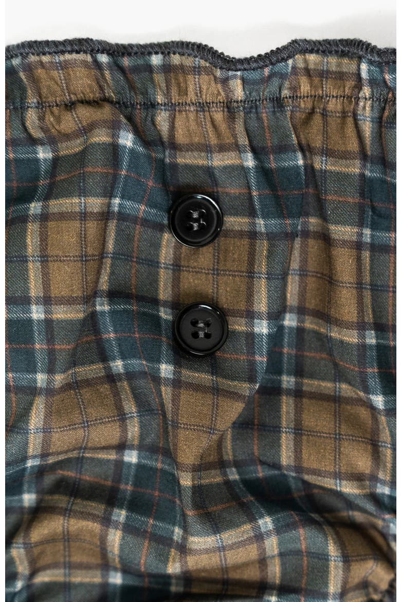 Plaid Bloomers, Alternate, color, Dark Green Plaid
