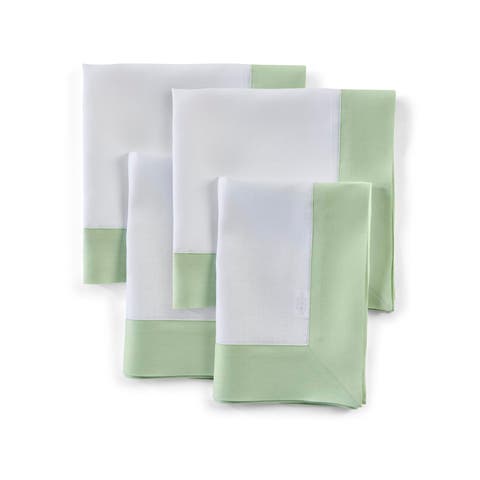 Linen Dinner Napkins - Contempo, 20" x 20" Inch