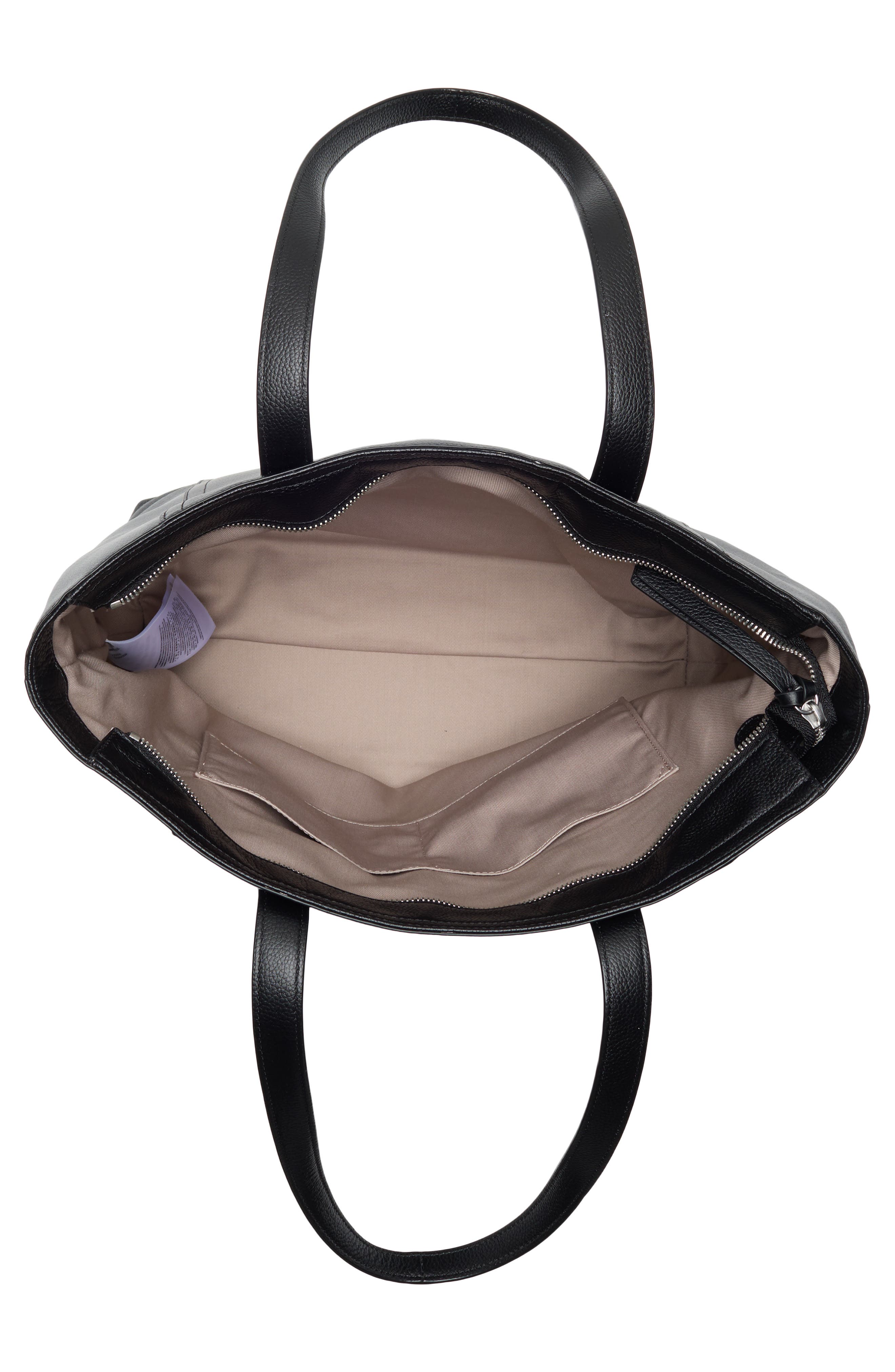 Mott Leather Tote, Alternate, color, BLA