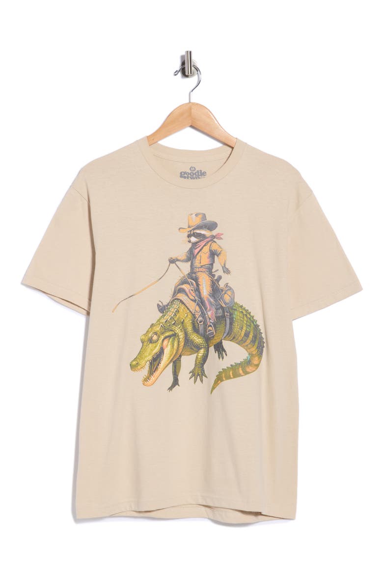 They Call It Rodeo Cotton Graphic T-Shirt, Alternate, color, BEIGE