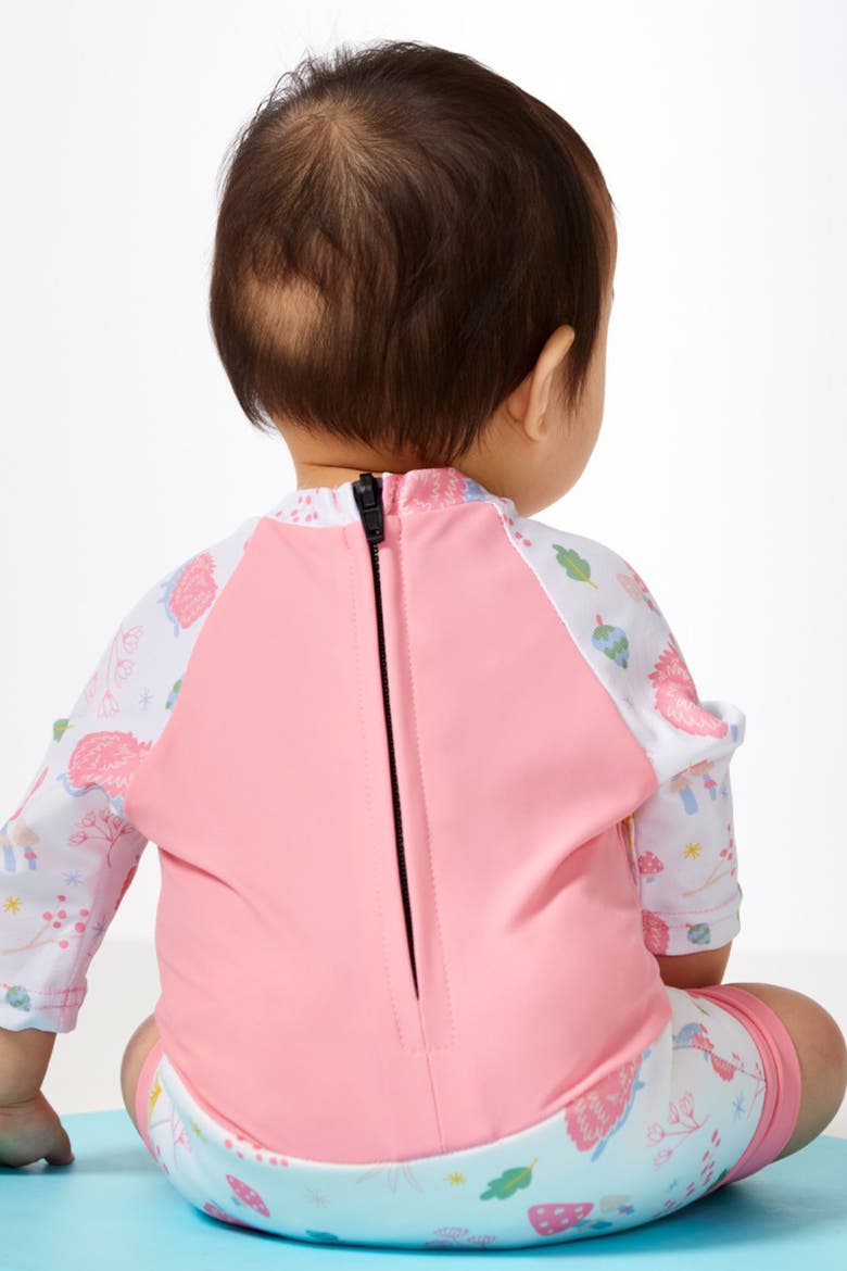 Happy Nappy® Sunsuit with Incorporated Swim Diaper, Alternate, color, Forest Walk