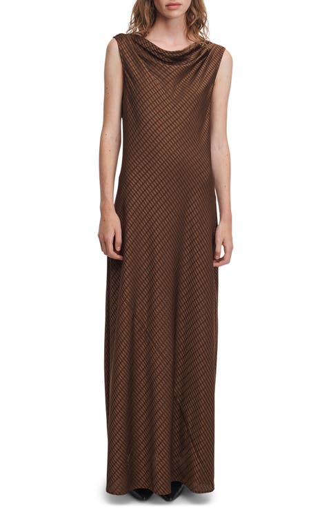 Jessica Cowl Neck Maxi Dress