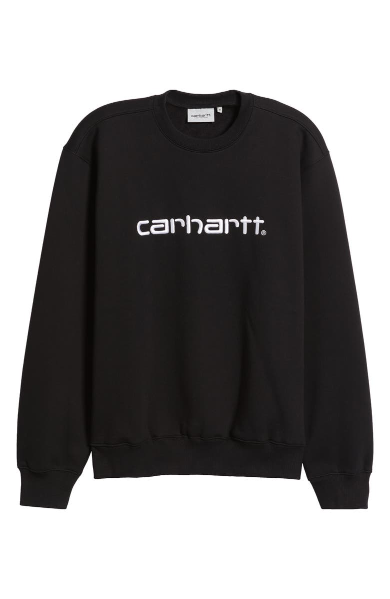 Carhartt Work In Progress Embroidered Logo Sweatshirt, Alternate, color, 