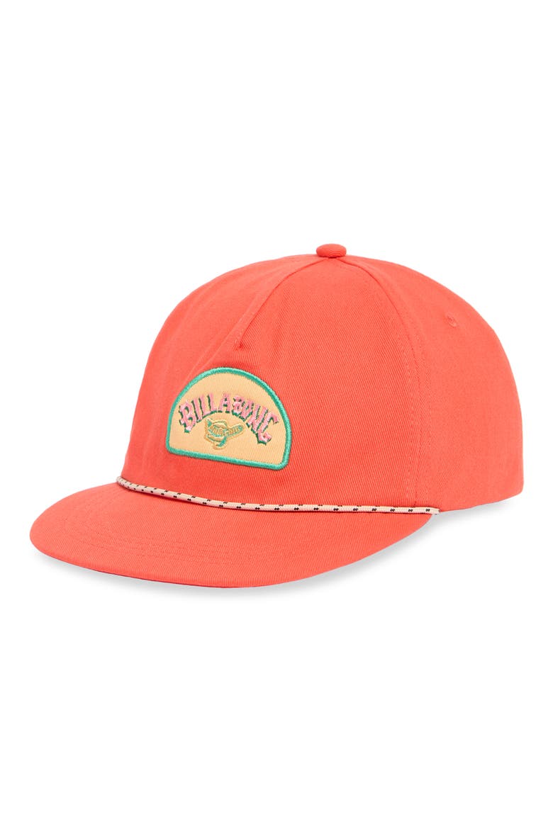 Mami Wata Snapback Baseball Cap, Main, color, CAYENNE