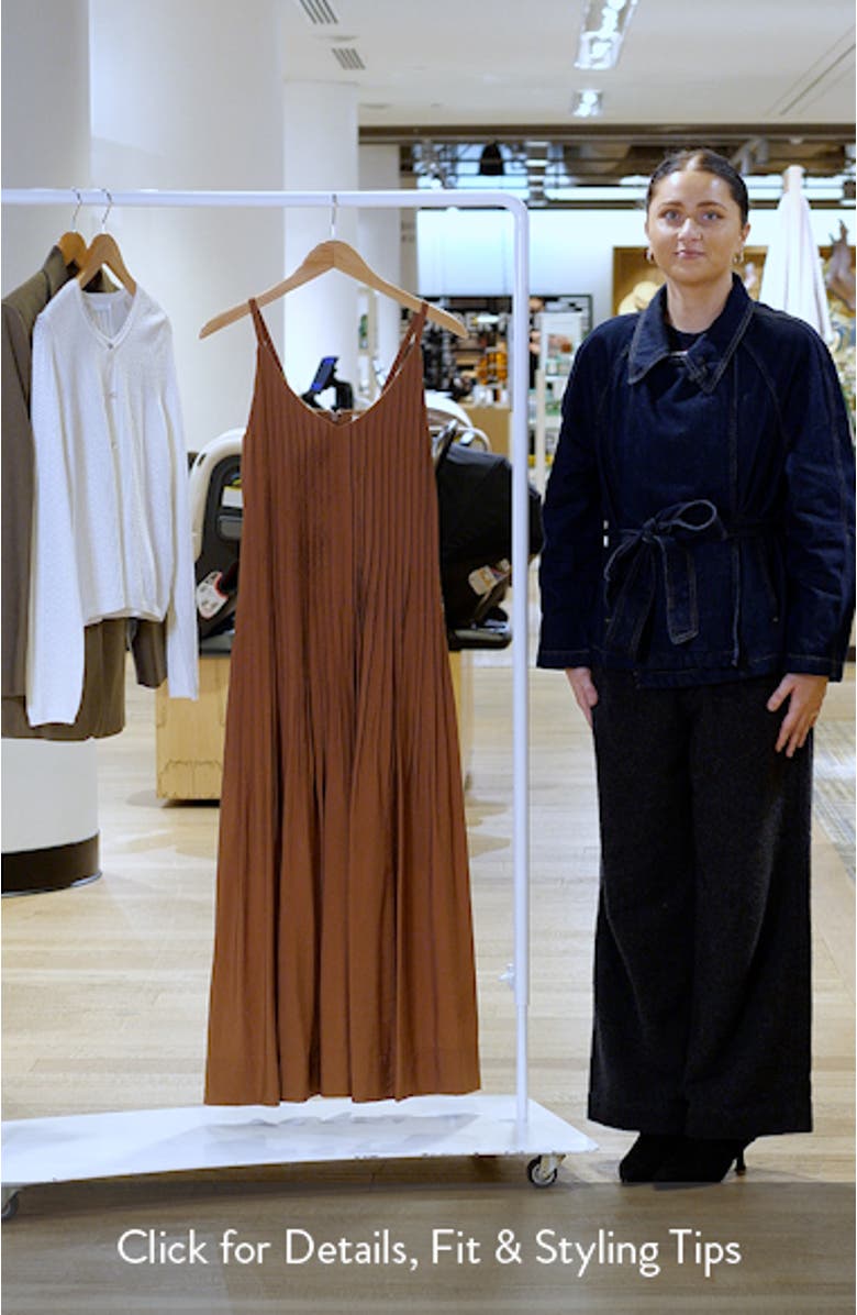 Pleated Maxi Sundress, sales video thumbnail