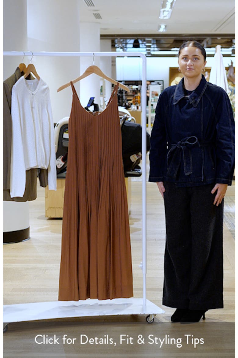 Pleated Maxi Sundress video