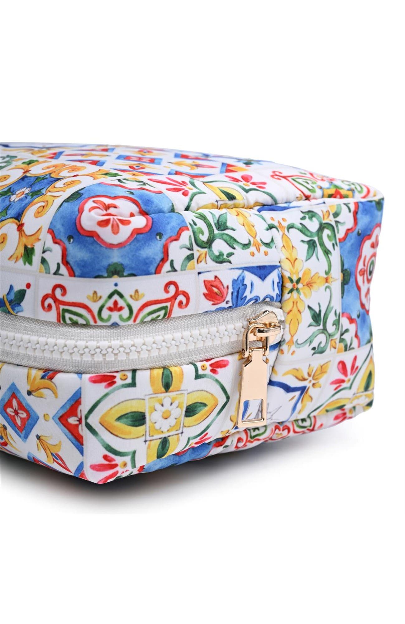 Amalfi Escape Cosmetic & Travel Organizer Pouch, Alternate, color, Sorrento