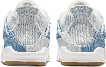 Kids' Jordan 4 Retro 'Worn Blue' Basketball Sneaker