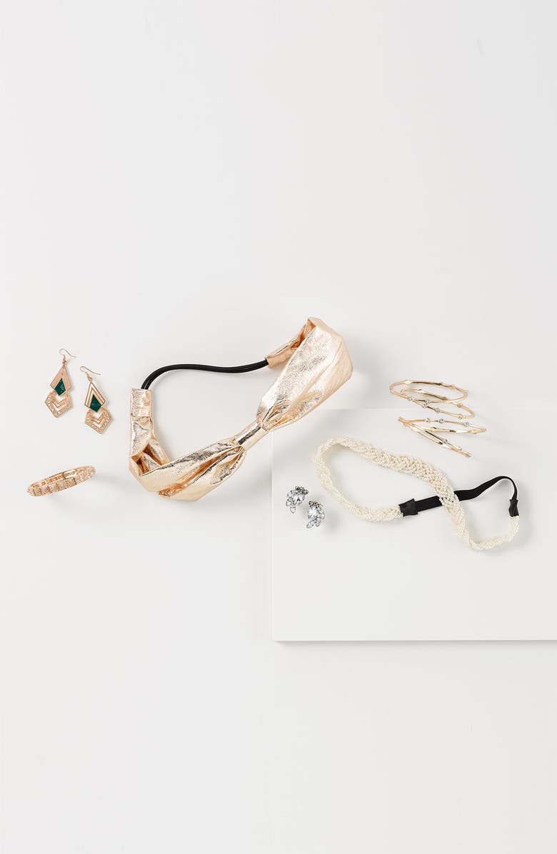 Stephan & Co. Rhinestone Stud Bangles, Alternate, color,