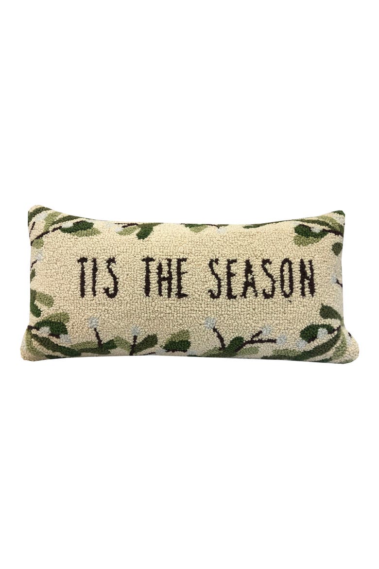 'Tis the Season Pillow, Main, color, CREAM MULTI