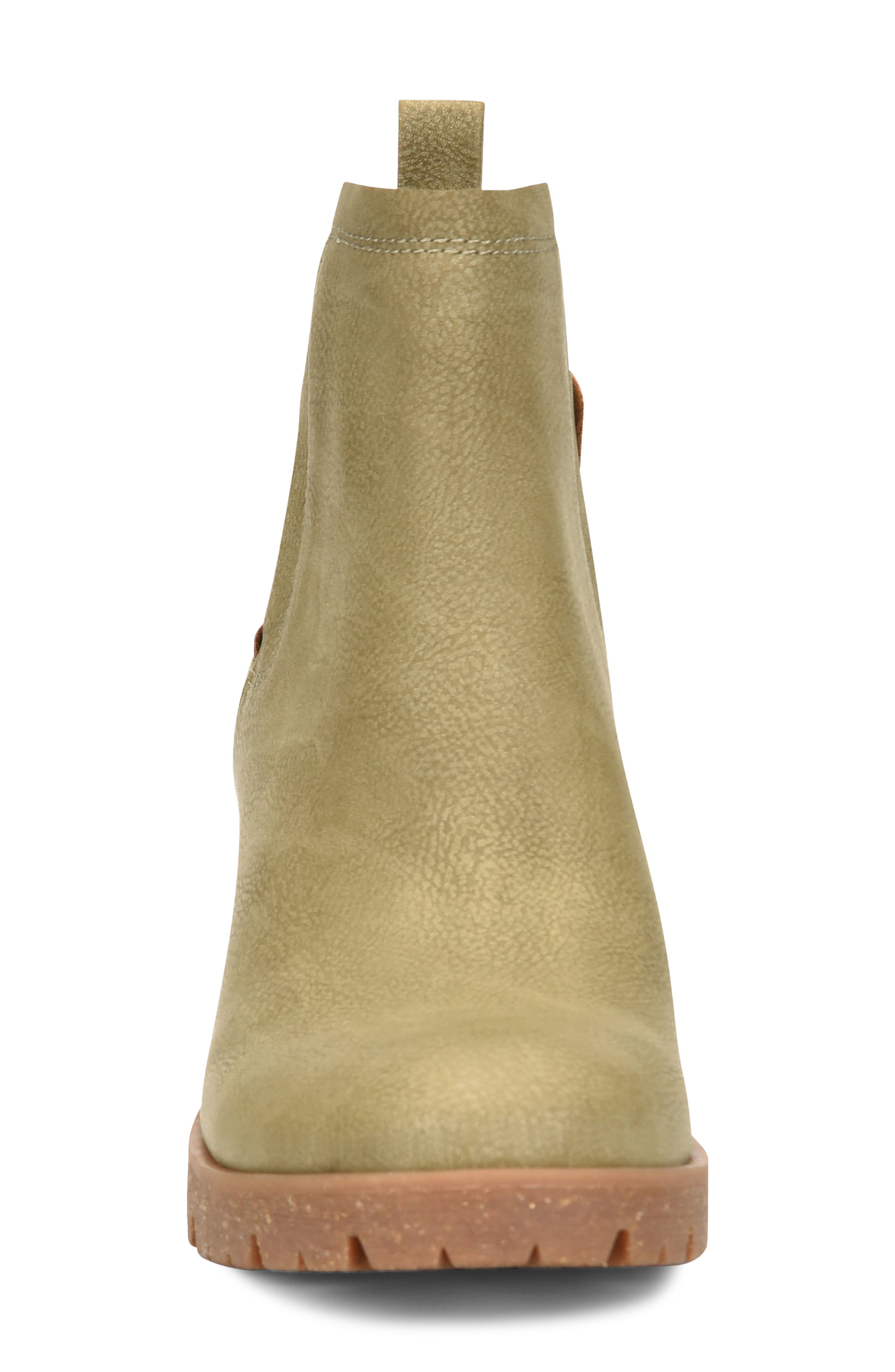 KORKS Elsie Lug Sole Bootie, Alternate, color, Green