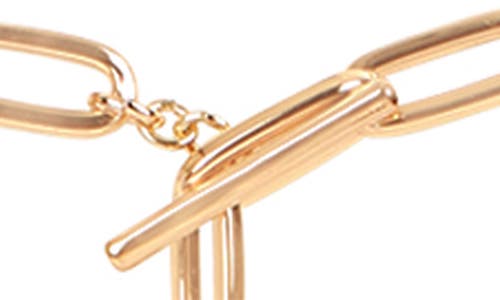 Ettika Paperclip Chain Belt In Gold