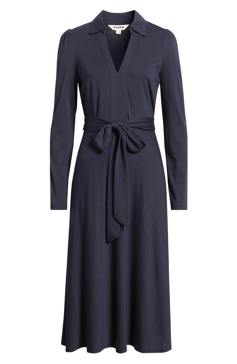 Boden Imogen Long Sleeve Dress, Alternate, color, Navy