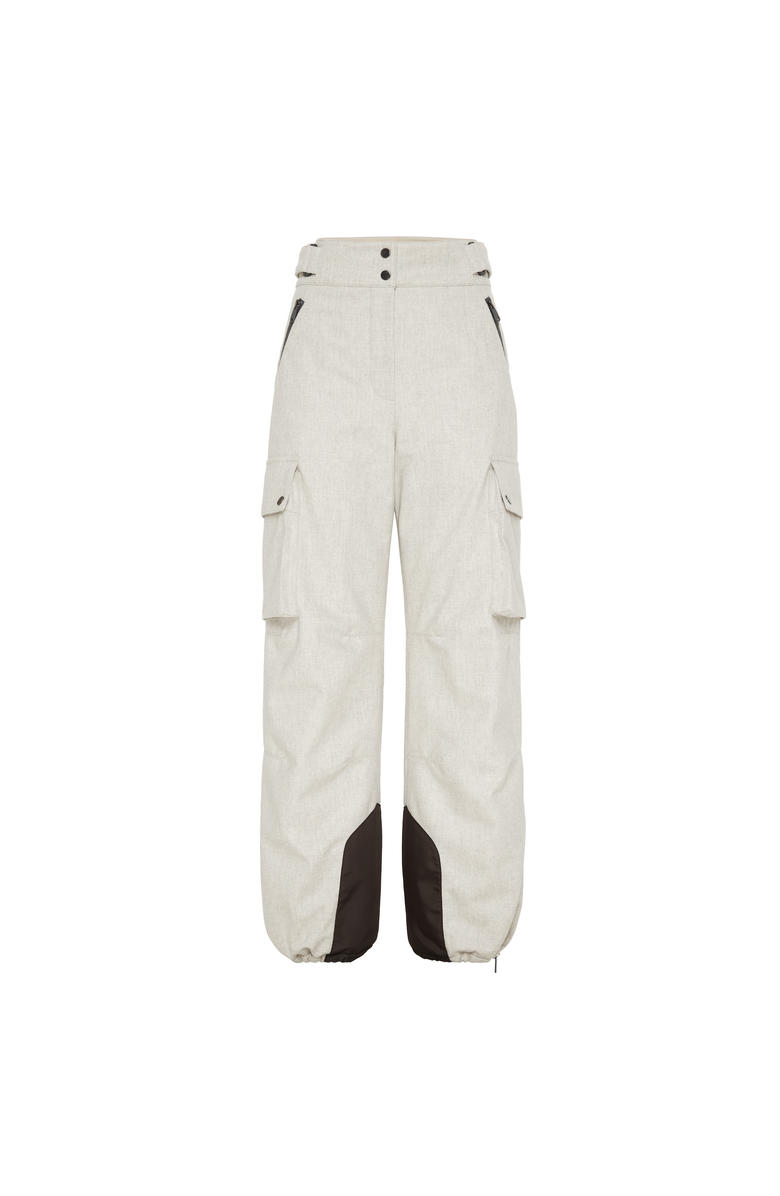 Brunello Cucinelli Mountain Cargo trousers, Main, color, Light Grey