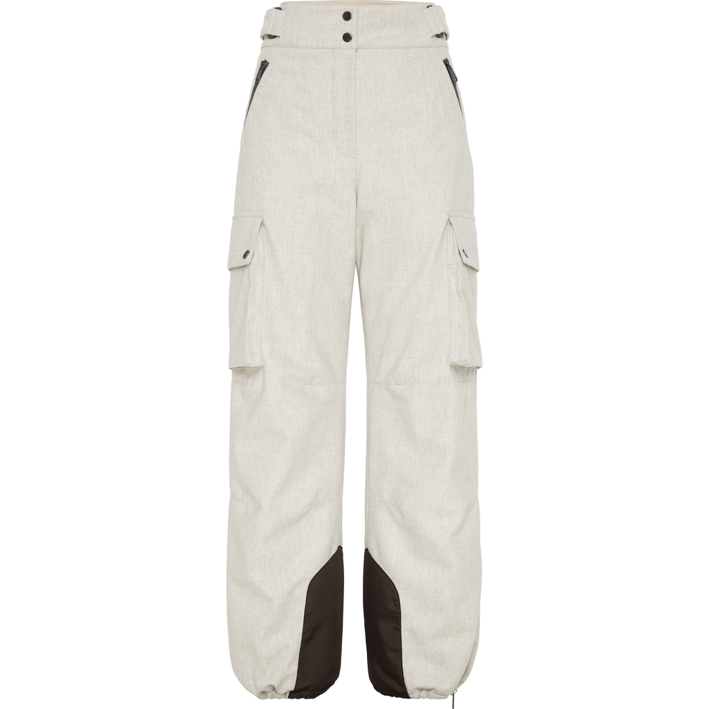 Brunello Cucinelli Mountain Cargo Trousers In Neutral