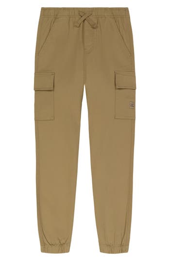 Lucky Brand Kids' Pull-on Cargo Joggers In Brown