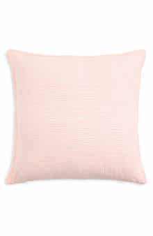 Kassatex Stripe Cotton Seersucker Accent Pillow