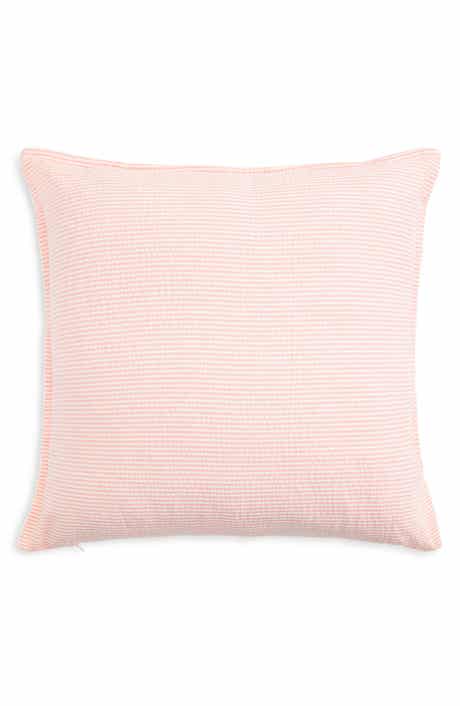 Kassatex Stripe Cotton Seersucker Accent Pillow