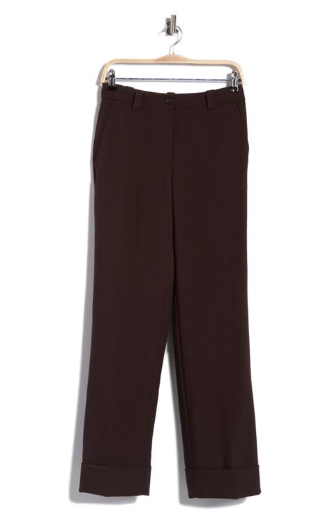 Cuffed Wide Leg Pants