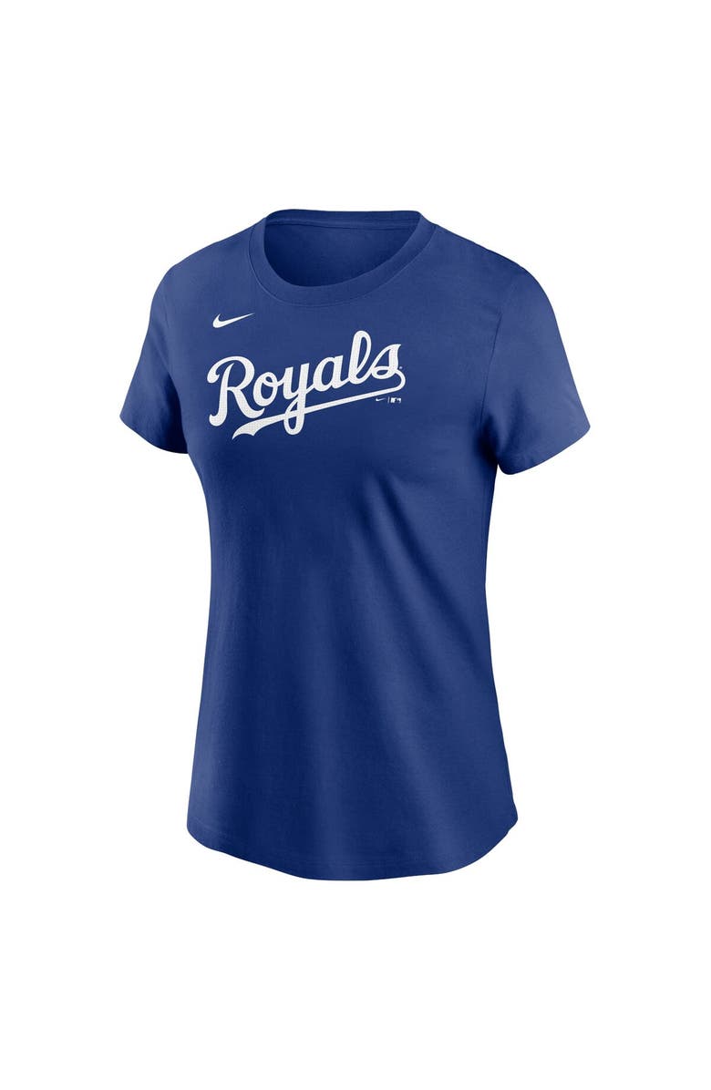 Nike Women's Nike  Royal Kansas City Royals Wordmark T-Shirt, Alternate, color, Royal
