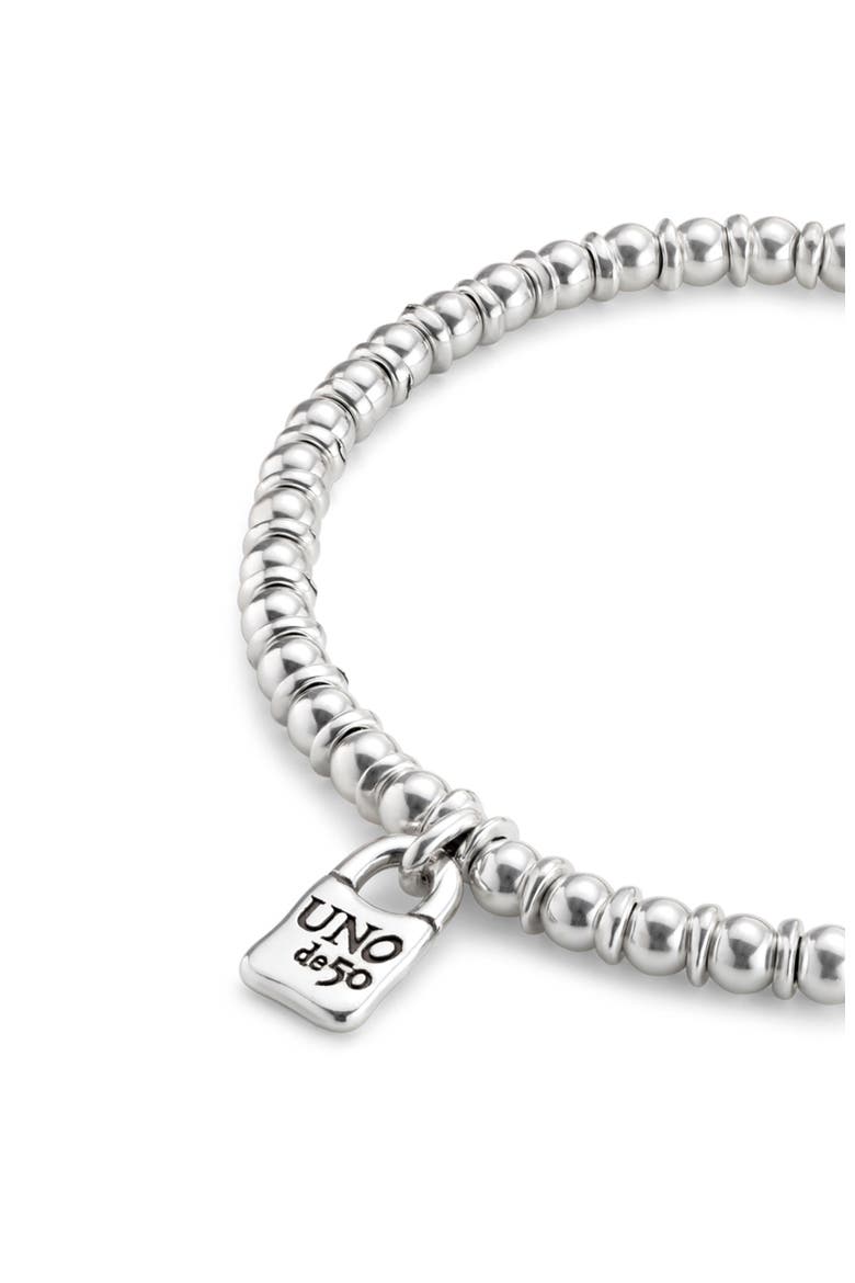 The Padlock Necklace, Alternate, color, Silver