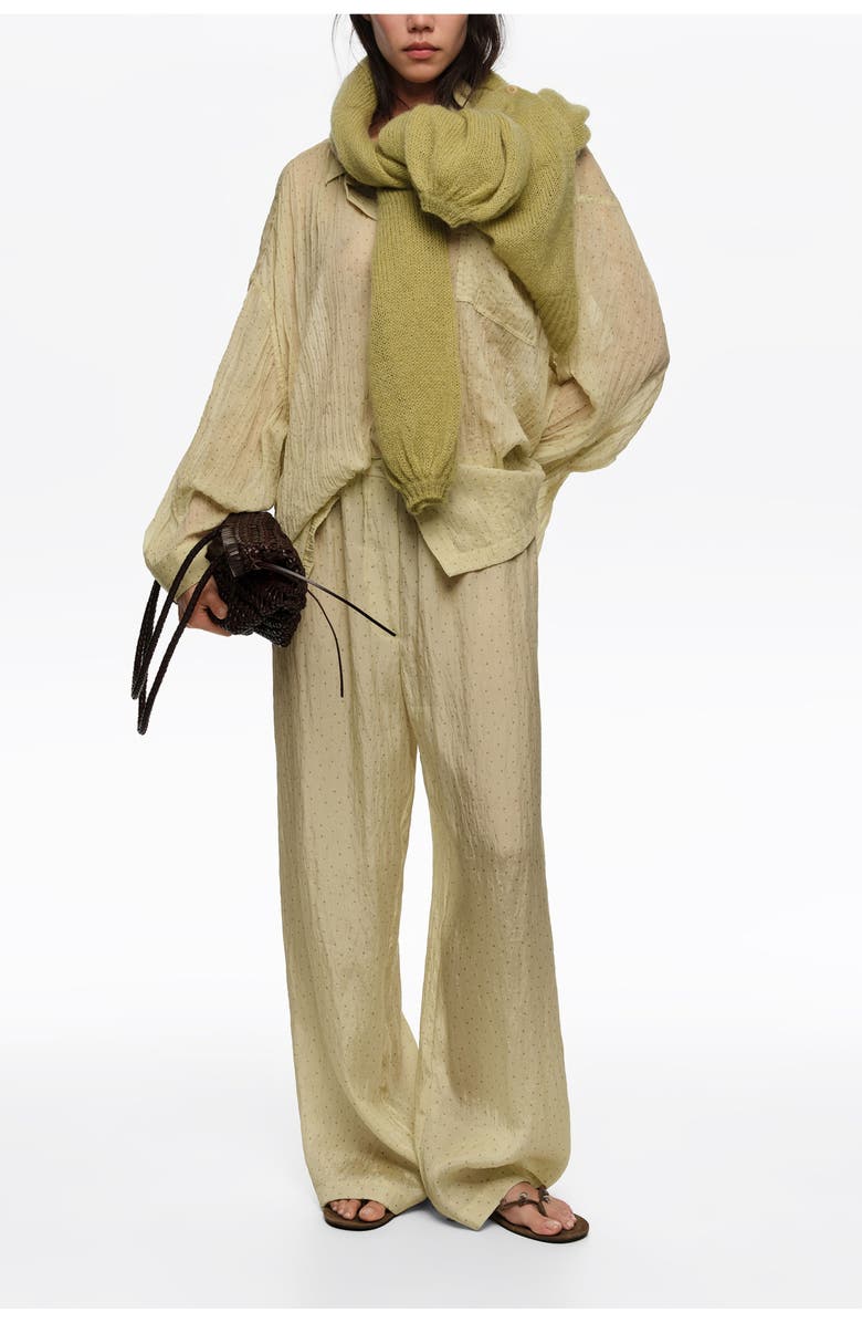 Bimba y Lola Mini Dots Jogger Trousers, Alternate, color, Dots Mini Olive