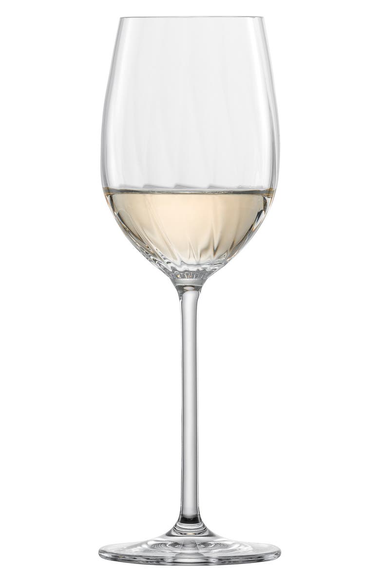 Schott Zwiesel Prizma Set of 6 Riesling Wine Glasses, Alternate, color, Clear