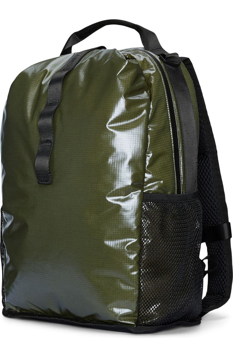 Rains Sibu Waterproof Clip Front Backpack, Alternate, color, Marsh