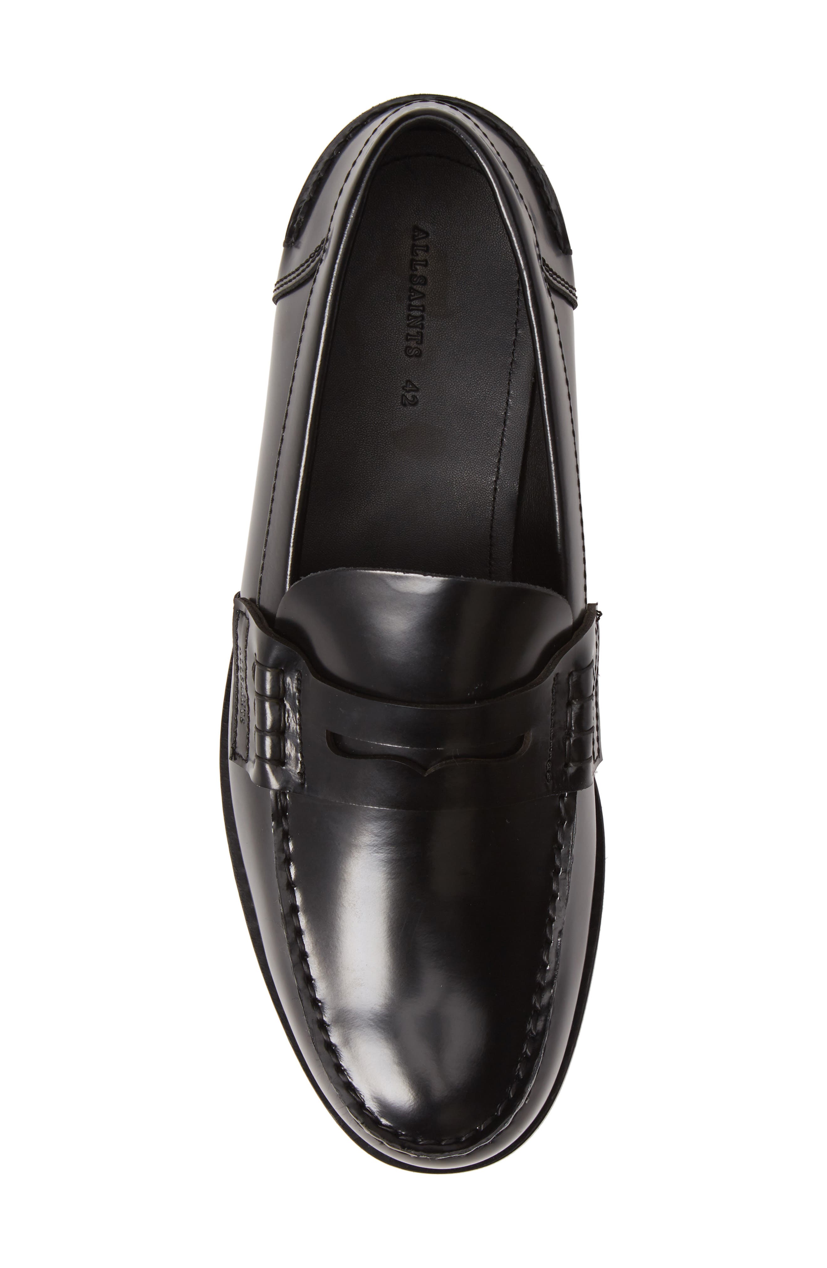 AllSaints Pelham Penny Loafer, Alternate, color, 