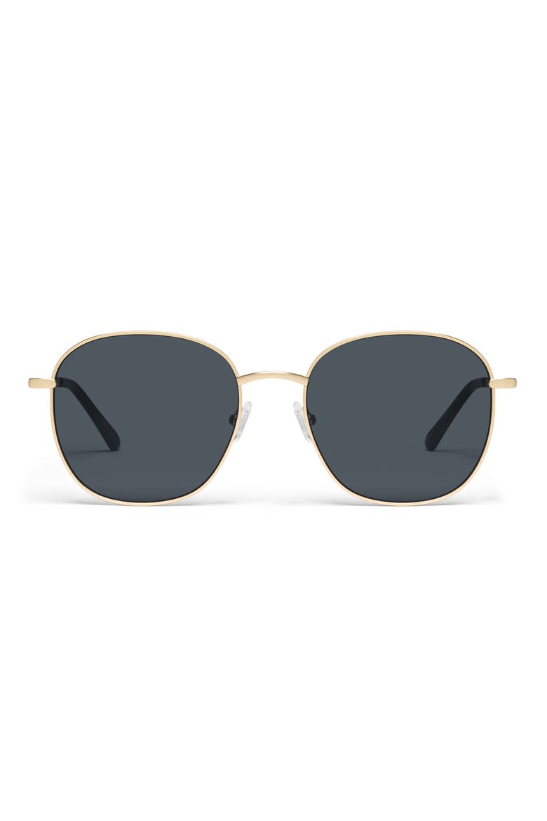 Jezabell 56mm Round Sunglasses, Main, color, GOLD/ SMOKE