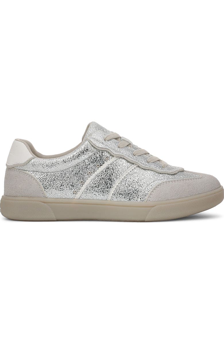 Blowfish Malibu Tastic 2 Sneaker, Alternate, color, Silver Faux Leather/ Suede